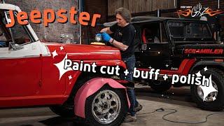 Cutting Buffing and Polishing the Jeepsters Faded Paint - Stacey Davids Gearz S18 E4