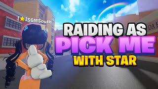 ⭐Raiding AS RICH PICK ME With STAR in Da Hood⭐