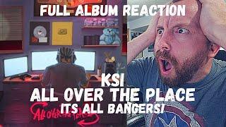 ITS A MASTERPIECE KSI - All Over The Place BEST FULL ALBUM REACTION  REVIEW