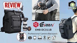 รีวิว ⭐️Eirmai Bag EMB-DC311B Backpack For Camera  Flash  Accessories กระเป๋ากล้อง กันน้ำกันกระแทก