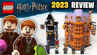 LEGO Harry Potter Diagon Alley Weasleys Wizard Wheezes 76422 - 2023 Set Review & Comparison