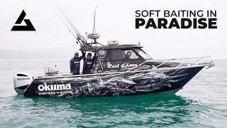 Soft Baiting For Snapper in 3 Metres of Water Fishing the Far North with the Okuma Pro Team - EP75