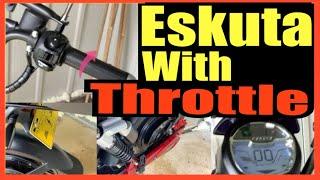 Can you fit a throttle to an Eskuta MK3 SX 250w ?  Yes you can Electric Bike