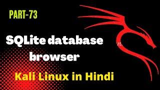 SQLite DB Browser Tutorial Create & Read Databases  Kali Linux Tool