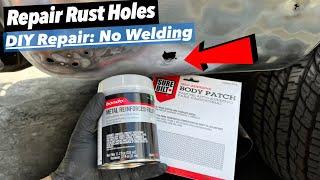 DIY Repair Rust Holes with Basic Tools and NO Welding