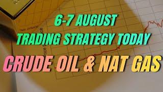 Price Action & Swing Trading Live - Crude Oil WTI & Natural GAS Price Forecast Today 6 Aug