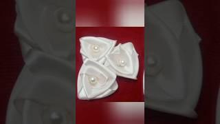 Sewing tips for beginnersDiy ribbon  Flower making #diy #craft #shorts #sewing #hacks #viralvideo