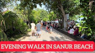 WALK TOUR SANUR BEACH FROM PANTAI MERTASARI TO PANTAI KARANG