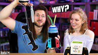 My Girlfriend & I Make WEIRD Nintendo Switch Accessories