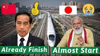 Japan is very angry China Indonesia high speed railway is completed why not India?