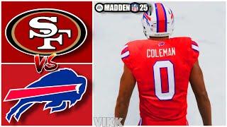 49ers vs Bills Week 13 Simulation Madden 25 Rosters