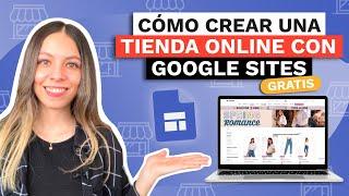 Como crear una TIENDA ONLINE en GOOGLE SITES