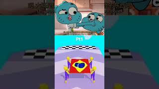 gumball uses a porta gun to make things easy btw did not have time so credit timestory78