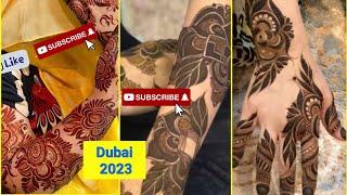 New Dubai Khaliji Mehndi Designs 2023  New Gulf Henna designs 2023
