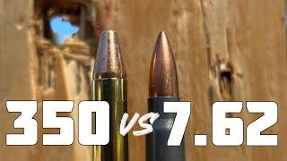 350 Legend vs 7.62x39 Not Even Close On Barriers?