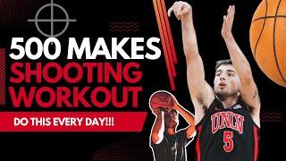 The BEST D1 Shooting Workout micd up