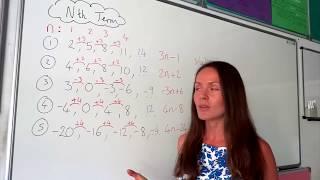 The Maths Prof Sequences nth Term part 1