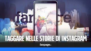 Taggare nelle storie di Instagram