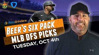 DRAFTKINGS & FANDUEL MLB PICKS TODAY 10-4-22 DFS 6 PACK