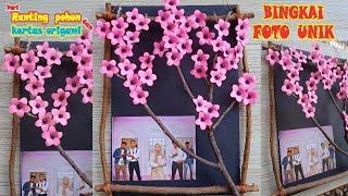 cara membuat bingkai foto unik dari ranting pohon - DIY Room Decor - Easy Wall Hanging Decoration