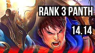 PANTHEON vs GAREN TOP  Rank 3 Panth 1200+ games 838  EUW Challenger  14.14