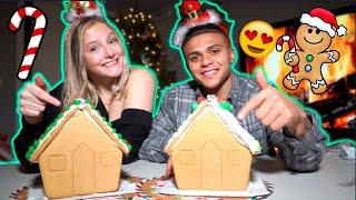 BOYFRIEND vs GIRLFRIEND GINGERBREAD HOUSE SHOWDOWN