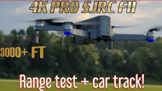 SJRC F11 4K PRO Drone Range testCar followWaypointsHow to setup