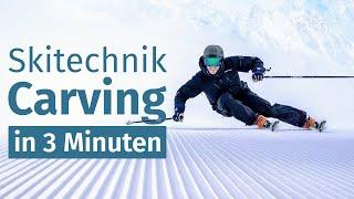 Ski-Carving Technik in 3 Minuten einfach erklärt  Skifahren lernen