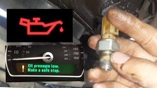 If your Car Has Intermitent Low Oil Pressure Light ON gage up and down or Message Might Be This