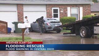 Floodwaters recede in parts of Central Ohio