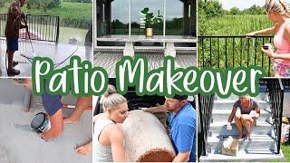 PATIO MAKEOVER 2024  PATIO MAKEOVER IDEAS  PATIO TRANSFORMATION