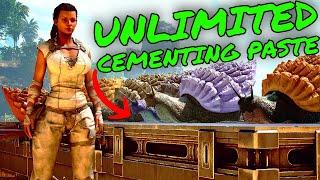 How to 10000s of CEMENTING PASTE A DAY in Ark Survival Ascended
