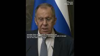 Struck by the speed Russias FM Lavrov on Finland and Sweden joining NATO