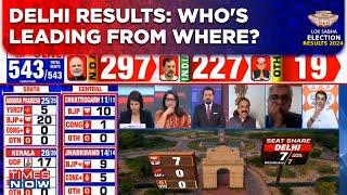 Delhi Election Results  BJP Leads On 6 Seats AAP Leads On 1 Seat Is Kanhaiya Kumar Leading?