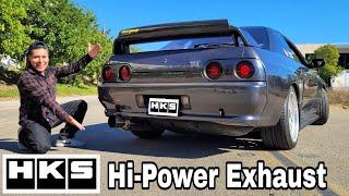 Nissan R32 GT-R PURE Sound Mines DownpipeHKS High Power Exhaust