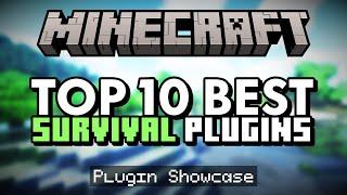 Top 10 Best SURVIVAL Plugins For Your Minecraft Server 1.20+