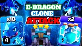 TH13 NEW ATTACK STRATEGY Electro Dragon With Clone Spell  Clash of Clans