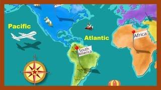 FULL SONG Continents and Oceans  ABCmouse Sing-Along Music Video  Preschool and Kindergarten