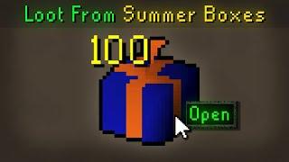 OPENING 100B WORTH OF *NEW* SUMMER BOXES HOW MUCH PROFIT? + 35B GIVEAWAY - RuneWild RSPS