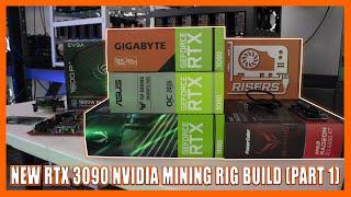 New RTX 3090 Nvidia Rig Build in The Mining Bunker Part 1 - Is the 3090 or 6600 XT More Efficient?