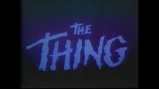 Opening and Closing to The Thing 1982 VHS