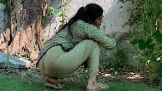 Village Girl Vist Home Lawn Vlog  Pakistani Village Girl Daily Routine Work Vlog  Pakfamilyvlog