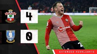 EXTENDED HIGHLIGHTS Southampton 4-0 Sheffield Wednesday  Championship