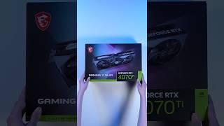 Unboxing Of Msi Gaming X Slim 4070ti Graphic Card #shorts