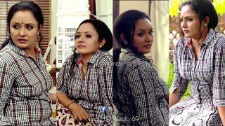 Nisha Sarang  Malayalam Serial Actress Hot  part 9