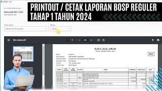 Cara PrintOut  Cetak Laporan BOSP Tahap 1 Tahun 2024 di ARKAS v.4.2.1