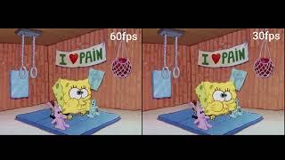 Flowframes Spongebob Episode 1 Clip  A 60fps30fps Comparison