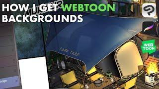 HOW I GET WEBTOON BACKGROUNDS Free backgrounds included