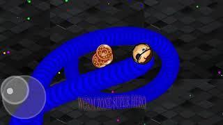 Cacing Terbesar Superhero Nick Fury  Worms Zone io  Slither Snake Game io #94047