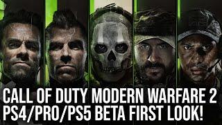 Call of Duty Modern Warfare 2 - PS5 vs PS4 Pro vs PS4 - Beta First Look